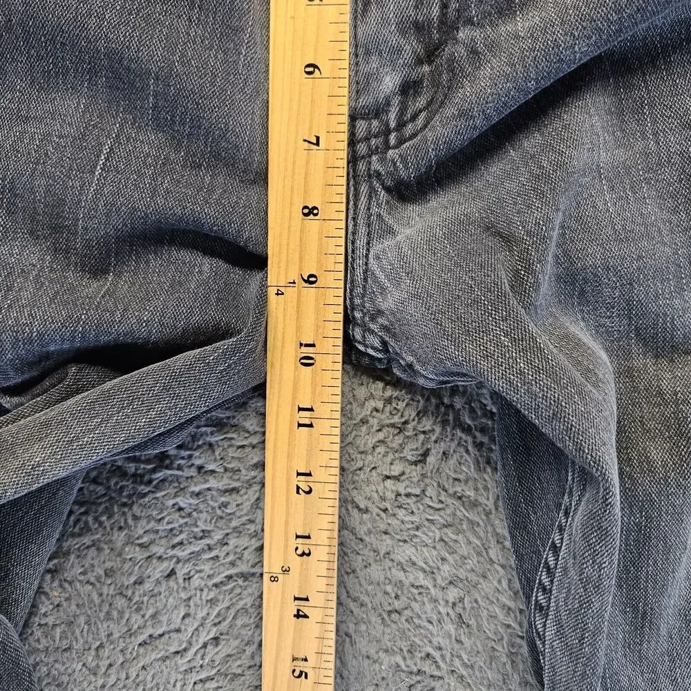 Levis 514 Jeans‎ Men Size 32x34 Black Denim Straight Leg Zip Fly